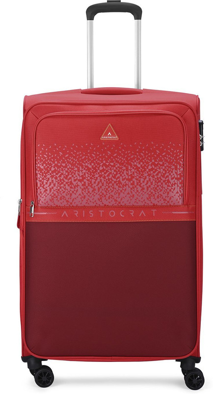 Aristocrat Drift Check-In Trolley Bag | Soft Luggage | Combination Lock With Sturdy Zipper Expandable Check-In Suitcase 8 Wheels – 28 Inch