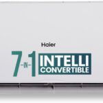 Haier 2025 Model 1.5 Ton 5 Star Split Inverter Intelli-Convertible 7 In1 Convertiblehd Filter, Frost Self Clean, Upto 20 M Air Flow, Hyper Pcb Ac(Hs18V-Pow5Bn-Inv, Hu18V-Pow5Bn-Inv, White)