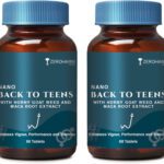 Zeroharm Back To Teens With Maca Root, Safed Musli For Energy, Performance & Stamina(Pack Of 2, 120 Tablets)