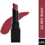 Sugar Cosmetics Nothing Else Matter Longwear Lipstick(02 Red Rush (Red With Hints Of Pink, 3.2 G)
