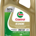 Castrol Edge 0W-40 Advanced Full Synthetic Engine Oil For Cars | Acea C3 | Full-Synthetic Engine Oil(4 L, Pack Of 1)
