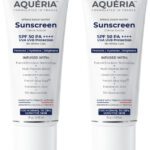 Aqueria Sunscreen – Spf 50 Pa++++ Brightening & Hydrating French Multi-Active Spf | Niacinamide, Tranexamic Acid(30 G)