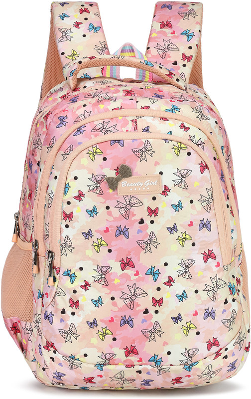 Beauty Girls By Hotshot1566|School Bag|Tuition Bag|College Backpack|Forgirls&Women| School Bag(Cream, 32 L)