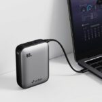 Urbn 20000 Mah 65 W Nano Pocket Size Power Bank(Silver, Lithium, Fast Charging For Mobile, Earbuds)