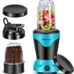 Booster Powerful 400 W Juicer Mixer Grinder 400 W Juicer Mixer Grinder(Nutri_Pro | 2 Jars | Black, Blue)