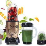 Wonderchef Nutri 500 W Juicer Mixer Grinder(Nutri-Blend Complete Kitchen Machine | 5 Jars | Champagne)