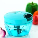 Macarize Tornado Quick Chopper Vegetable & Fruit Chopper(01 Pc Chopper, 01 Blade Shaft, 01 Mixer Shaft, 01 String Head)