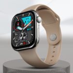 Fire-Boltt Ring X 2.01Inch Hd | Always-On Display | Metal Body Design | Wireless Charging Smartwatch(Mocha Mousse Strap, Free Size)