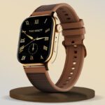 Fire-Boltt Rise Force 1.85 Bt Calling, Nylon Fluoroelastomer Hybrid Strap Rotating Crown Smartwatch(Soft Rose Strap, Free Size)