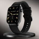 Fire-Boltt Rise Force 1.85 Bt Calling, Nylon Fluoroelastomer Hybrid Strap Rotating Crown Smartwatch(Midnight Black Strap, Free Size)