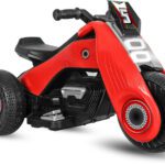 Miss & Chief Ninja Ride-On With Lights & Music, Battery Operated, Electric Superbike Bike Battery Operated Ride On(Red)