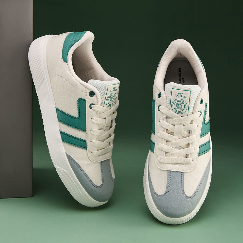 Campus Fiji Sneakers For Men(White , 9)