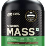 Optimum Nutrition (On) Serious High Protein Weight / Mass Gainers With Vitamins,Minerals& Creatine Weight Gainers/Mass Gainers(3 Kg, Chocolate)