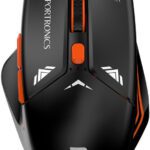 Portronics Vader Pro Wireless Gaming Mouse With 6 Buttons, Thumb Comfort, Adjustable Dpi Ambidextrous Optical Mouse(2.4Ghz Wireless, Black)