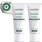Aqueria Sunscreen – Spf 50 Pa++++ Oil Control Brightening French Multi-Active Spf | 2% Niacinamide, Salicylic Acid(30 G)