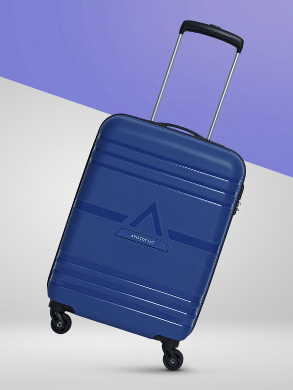 Aristocrat Airstop 53 – Hardbody Trolley Bag Cabin Suitcase 4 Wheels – 21 Inch