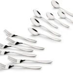 Bergner Essential Plus Passion 6 Dinner Spoon And 6 Dinner Fork, 12 Pcs Stainless Steel Cutlery Set(Pack Of 12)