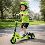 Pandaoriginals Foldable Scooter With Suspenion System, 50Kg Weight Capacity, Age 5-10Yrs(Green)