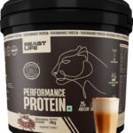 Beastlife Performance Protein Powder | 25G Protein | 5.64G Bcaa | High Absorption Whey Protein(4 Kg, Cold Coffee)