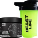 Beastlife Pure Creatine Monohydrate With Shaker Creatine(100 G, 500 Ml, Unflavoured)