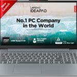 Lenovo Ideapad Slim 3 With 1Yr Adp Amd Ryzen 5 Quad Core – (16 Gb/512 Gb Ssd/Windows 11 Home) 15Amn8 Laptop(15.6 Inch, Arctic Grey, 1.62 Kg, With Ms Office)
