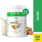 Little Joys Nutrimix Lite For Kids 2-6 Years | Improves Gut Health, Vanilla Flavour(350 G)