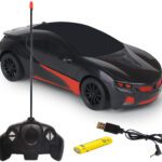 Caddle & Toes Remote Control Toy Car Electric Chargeable 3D Lightning (Black)(Black)