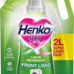 Henko Stain Care Detergent Liquid Front Load Fresh Liquid Detergent(2 L)
