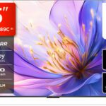 Tcl T89C 139 Cm (55 Inch) Qled Ultra Hd (4K) Smart Google Tv With Hva Panel | Dolby Vision- Atmos, 35W Onkyo 2.1 Hi-Fi System | 144 Hz Vrr | Memc 120 Hz(55T89C)