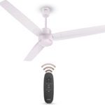 Havells Fab|Remote Controlled|Low Noise|Upto 65% Energy Saving|Reverse Mode|30W With 3 Year Warranty Bldc Motor 1200 Mm Pedestal Fan(5 Star | Blush Ivory | Pack Of 1)