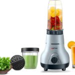 Activa Easy Mix Nutri 2 Jar With Powerful Powerful Long Lasting Shock Proof Abs Body 500 W Juicer Mixer Grinder(Easy Mix 500 Watt Nutri | 2 Jars | Black, Grey)