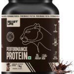 Beastlife Performance Protein Powder | 25G Protein | Muscle Growth- Yeast Protein Yeast Protein(1 Kg, Chocolate)