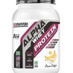 Mettle Alpha Whey Protein Whey Protein(1 Kg, Banana Delight)