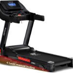 Lifelong 4.5Hp Motorized Treadmill For Home Manual Incline 12% Foldable Handle Treadmill (Max Weight:100 Kg)