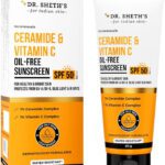 Dr. Sheth’S Sunscreen – Spf 50 Pa+++ Ceramide & Vitamin C|Spf 50+ Pa+++| All Skin Types(50 G)