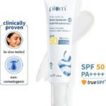 Plum Sunscreen – Spf 50 Pa+++ 2% Niacinamide & Rice Water Sunscreen | Brightens, No White Cast | Dermat-Tested(50 G)