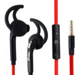 Ptron Swift In-Ear Sports Stereo Wired(Red, Black, In The Ear)