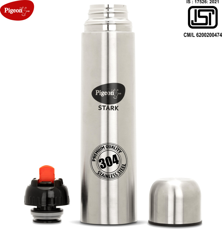 Pigeon Stark Therminox 1000 Ml Steel Flask(Pack Of 1, Silver)