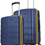 Aristocrat Comet Set Of 2 Trolley Bag 56, 66Cm, Small+Medium Hard Luggage, 8-Wheel Suitcase Cabin & Check-In Set 8 Wheels – 26 Inch