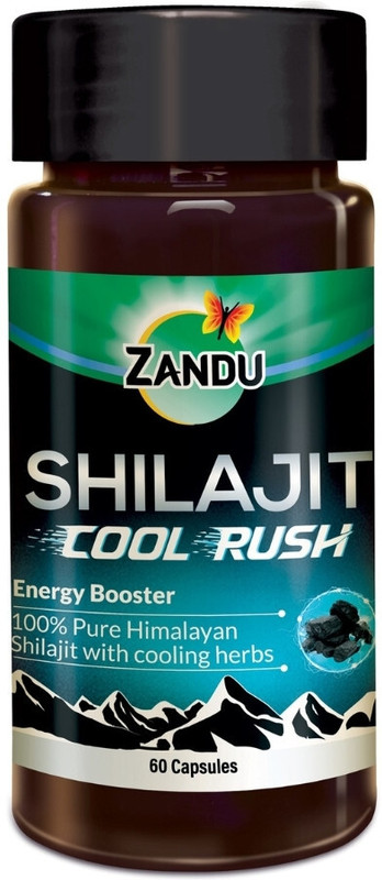 Zandu Shilajit Cool Rush Capsule(60 Tablets)