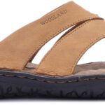 Woodland Men Flats(Brown , 9)