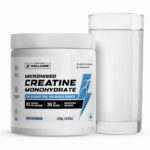 Wellcore Micronised Creatine Monohydrate | Lab Tested | Enhanced Absorption | 100% Pure Creatine(250 G, Unflavored)