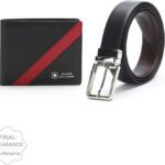 Swiss Military Wallet & Belt Combo(Multicolor)