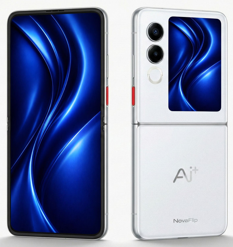 Ai+ Novaflip 5G (Glacier White, 256 Gb)(8 Gb Ram)