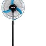 Kenstar Wind Speed Ultra Blu With 24 Months Warranty 400 Mm Pedestal Fan(Black & Electric Blue | Pack Of 1)