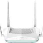 D-Link R15 Wi-Fi 6 Router 2.4 Ghz, 5 Ghz 1500 Mbps Wifi Speed Dual Band External Antenna Ethernet (Cable Broadband)(White)