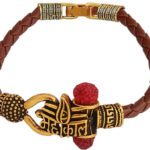 Sullery Leather Rhodium Bracelet