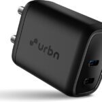 Urbn 35 W Gan 3 A Multi-Pin Wall Charger For Mobile(Black)