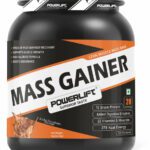 Powerlift For Lean Muscle Gain Protein Powder, With Multivitamins Weight Gainers/Mass Gainers(1 Kg, Rich Chocolate)