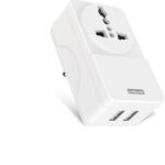 Goldmedal Zesto Travel Adaptor 1  Socket Extension Boards(White, 0 M, With Usb Port)